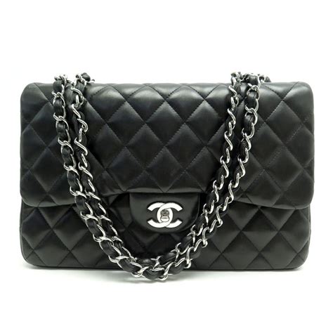 sac matelassé noir style chanel|chanel boutique.